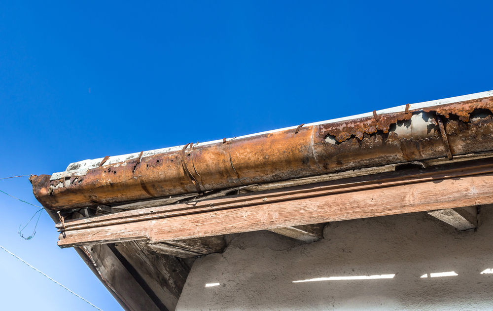 when is it time to replace home rain gutters.